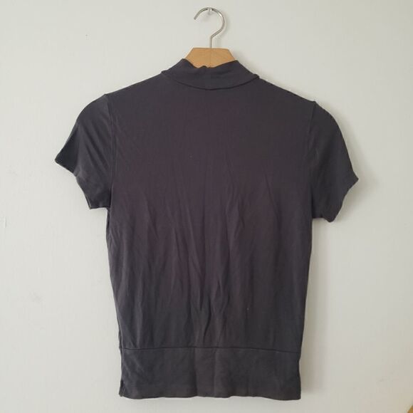 Aeropostale Cropped Twist Front Top S - Picture 4 of 5